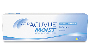 1-Day ACUVUE MOIST for ASTIGMATISM  / Ось 10 / BC 8.5 (30шт.)