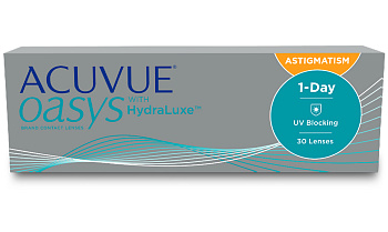 1-Day ACUVUE OASYS Hydraluxe for ASTIGMATISM / Ось 10 / BC 8.5 (30шт.)