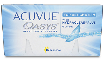 ACUVUE OASYS for ASTIGMATISM  / Ось 180 / BC 8.6 (6шт.)